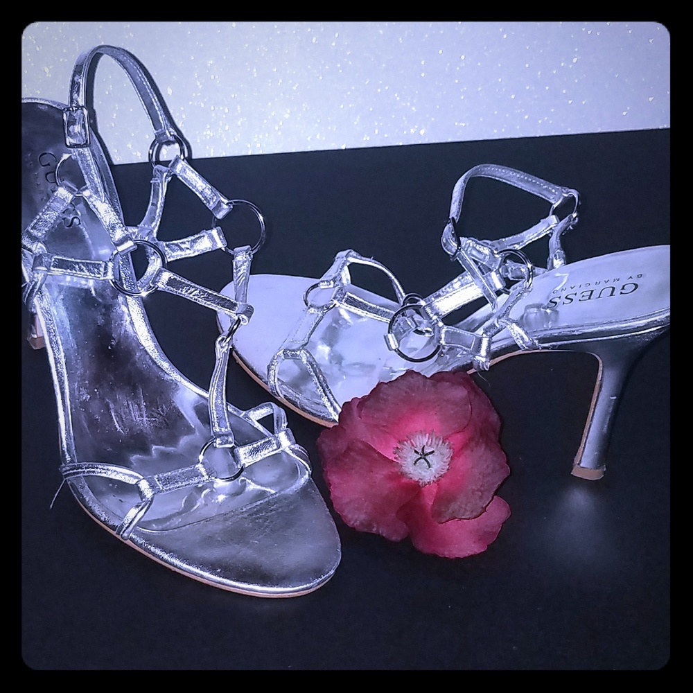 Silver sandals